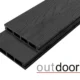 Террасная доска ДПК Outdoor 3D 150*25*4000 мм. ARIZONA BLACK черная