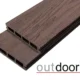 Террасная доска ДПК Outdoor 3D 150*25*4000 мм. ARIZONA BROWN коричневая микс