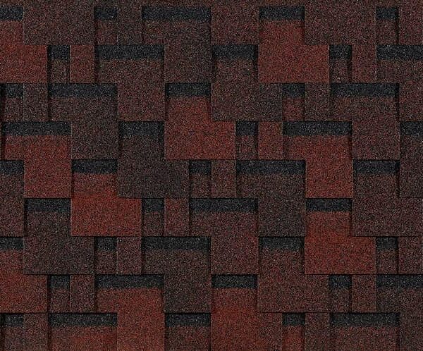 Гибкая черепица Döcke PIE EURASIA ЛАБИРИНТ Красный в интернет-магазине Элемпрофи