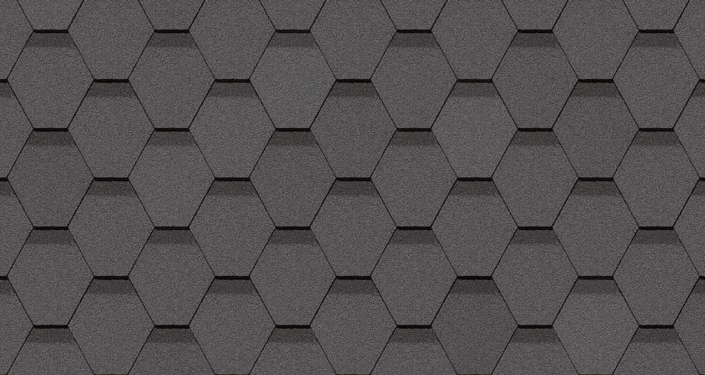 Гибкая черепица Döcke PIE STANDARD СОТА Серый в интернет-магазине Элемпрофи