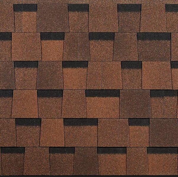 Двухслойная гибкая черепица Döcke PIE STANDARD DRAGON Светло-коричневый