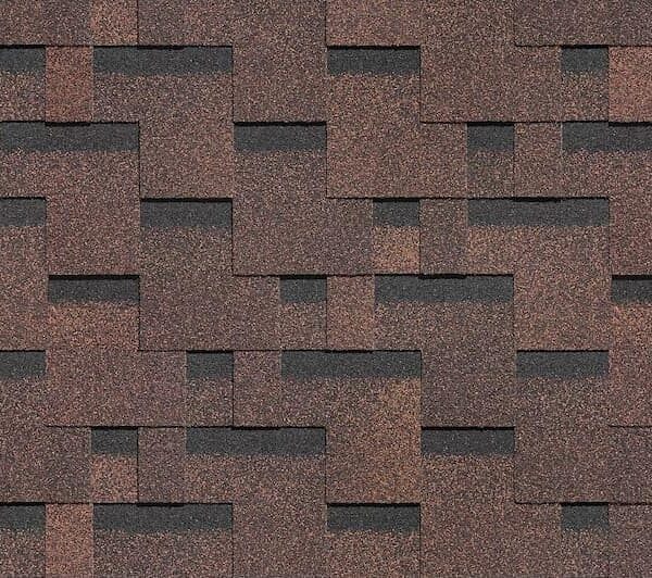 Гибкая черепица Döcke PIE STANDARD ТЕТРИС Коричневый в интернет-магазине Элемпрофи